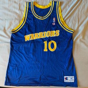 Vintage GSW TIM HARDAWAY JERSEY - size L